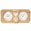 Термогигрометр EVEREST c часами, кедр (TG-06 white)