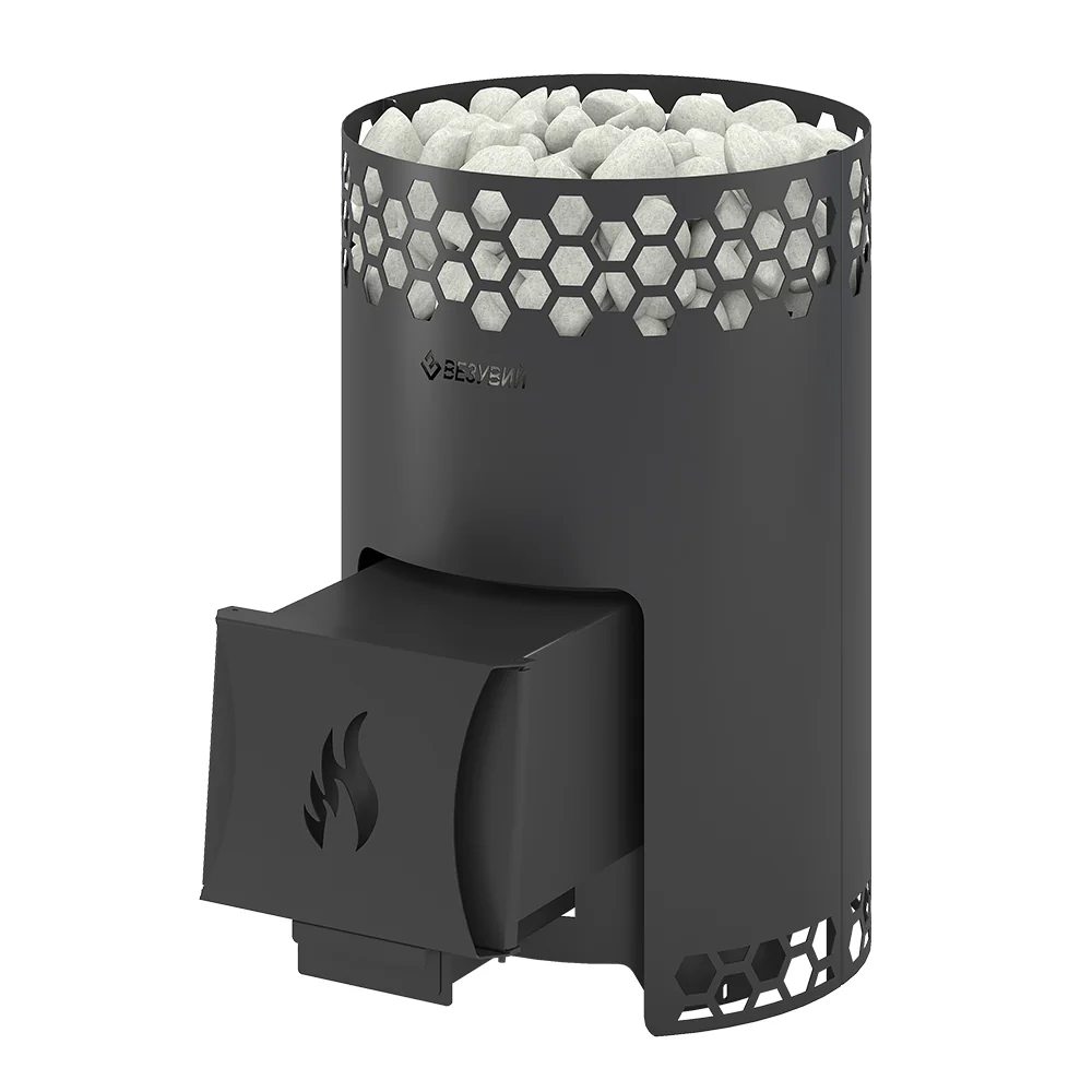 Печь для бани Везувий "Чёрная Пчёлка 20"