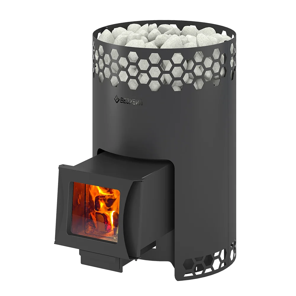 Печь для бани Везувий "Чёрная Пчёлка 20 С"