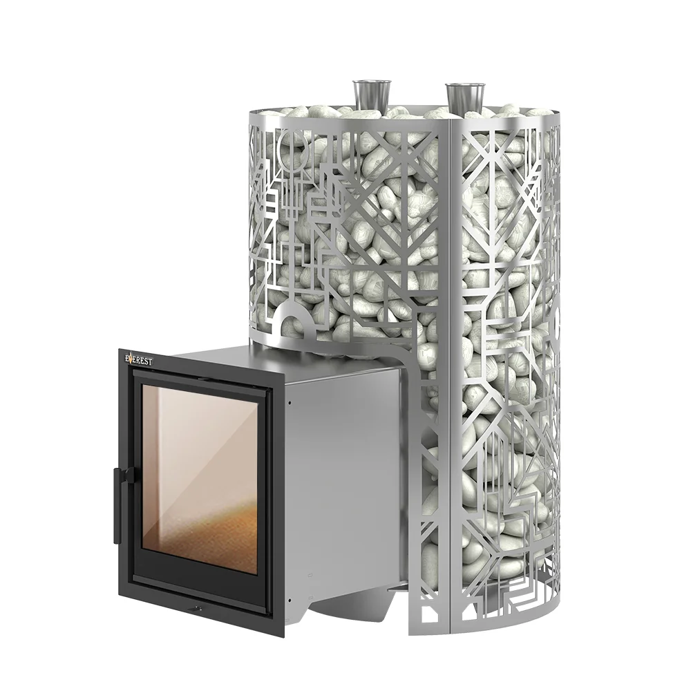 Печь для бани Эверест "Steam Master" 38 НЕРЖ. "ГЭЛЭКСИ" (227М)