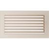 Решетка Кремовая с задвижкой (17*30) 30KX