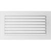 Решетка KRATKI Белая с задвижкой (17*30) 30BX
