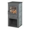 Камин ЭТНА (БКД) с плитой "Талькохлорит" Ø 115мм