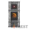 Печь-камин с духовкой EVEREST «KAFA» Пироксенит Элит